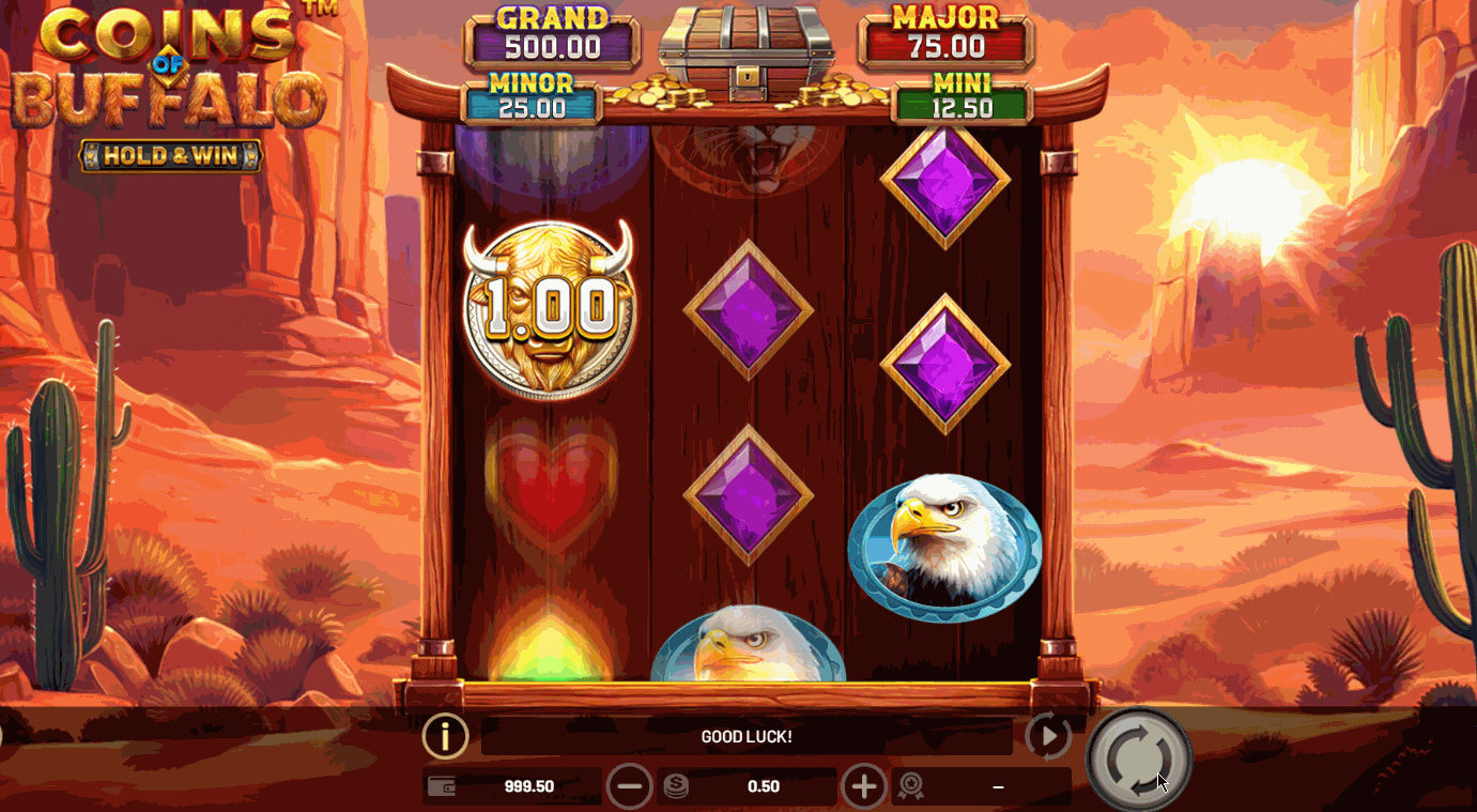 Coins of Buffalo – Hold & Win: dziki zachód w świecie automatów online